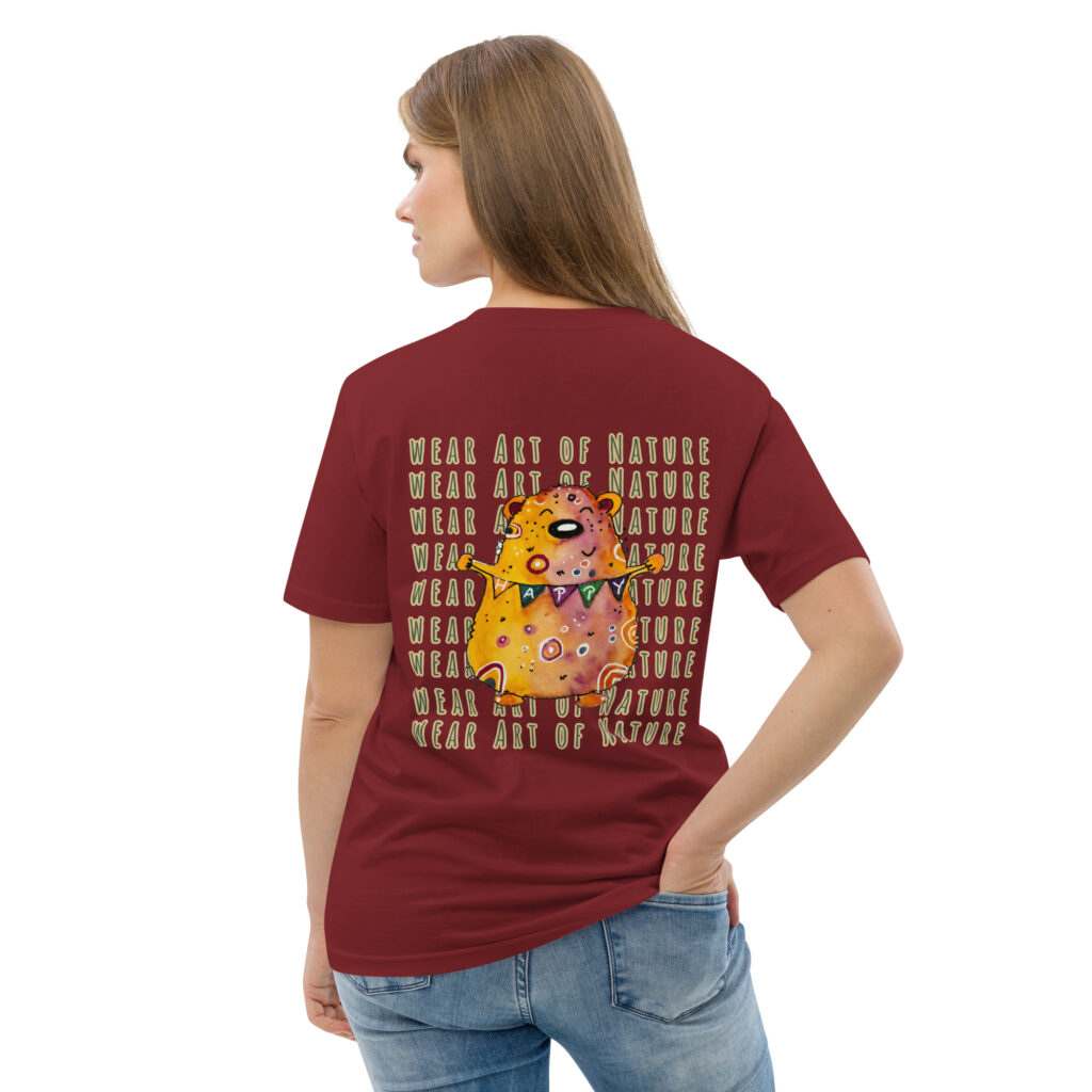 Shop-2 bear x backprint t shirt – nachhaltige bio mode von wear art of nature color collection