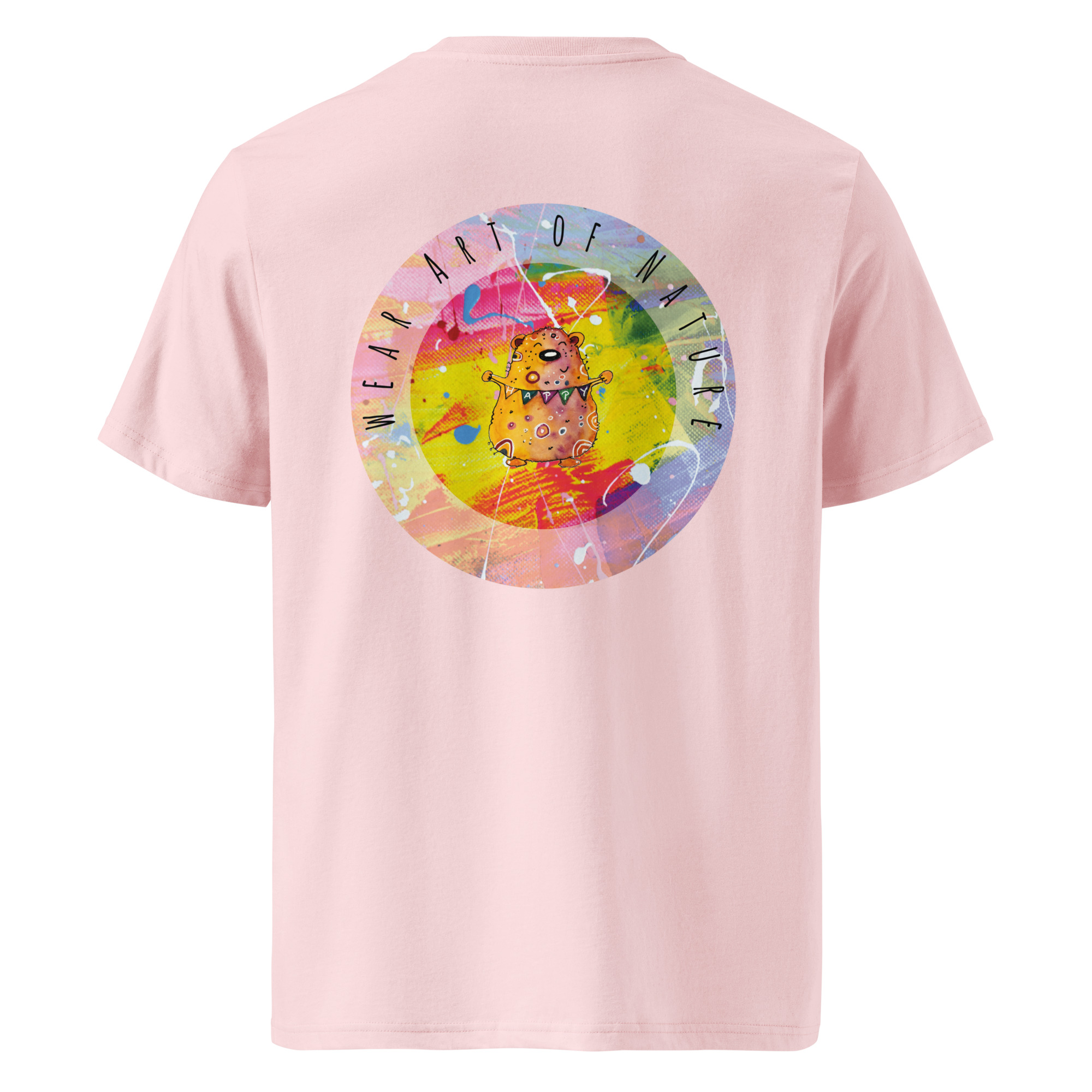 bear round front / backprint t shirt – nachhaltige bio mode von wear art of nature color collection bear round front / backprint t shirt – nachhaltige bio mode von wear art of nature color collection