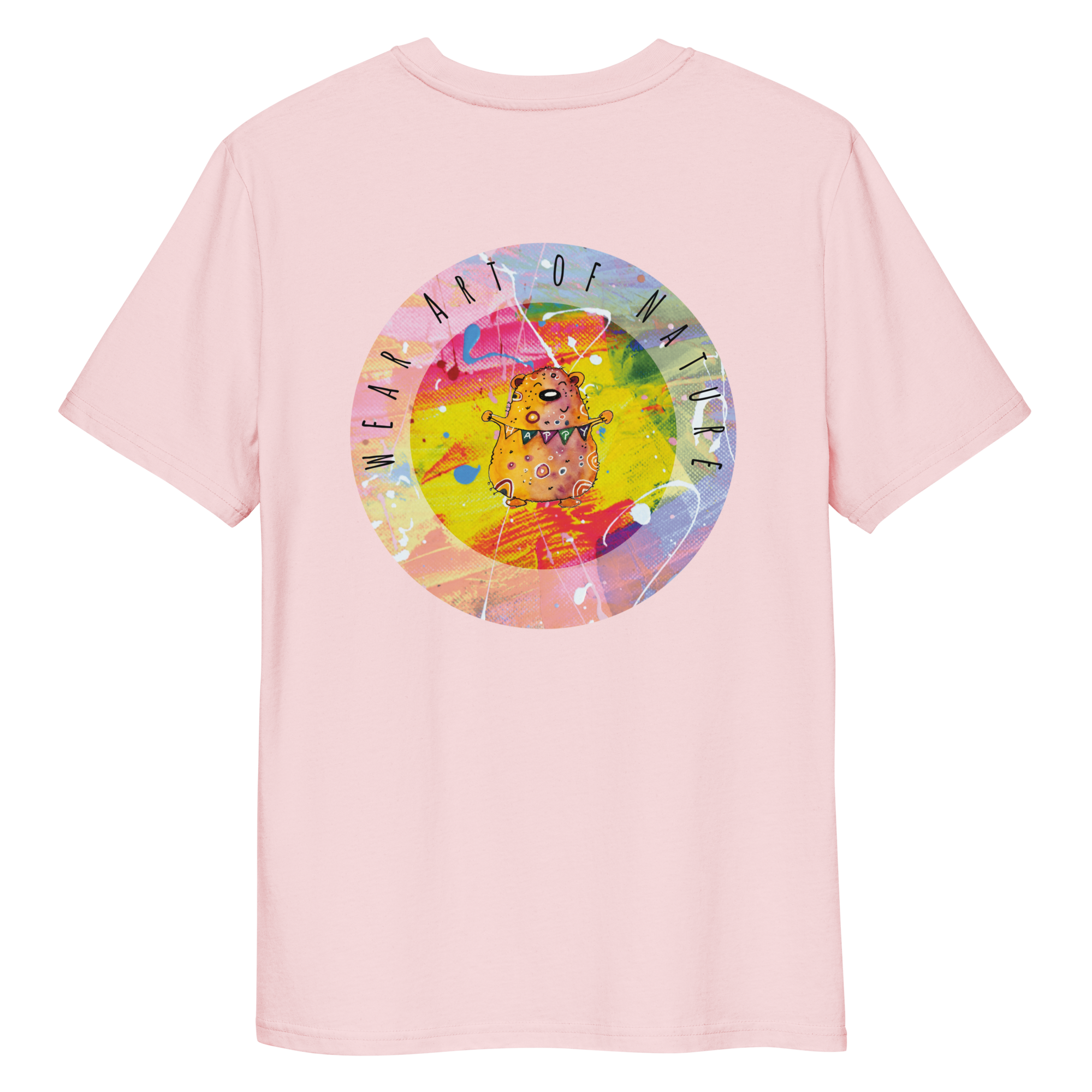 bear round front / backprint t shirt – nachhaltige bio mode von wear art of nature color collection bear round front / backprint t shirt – nachhaltige bio mode von wear art of nature color collection