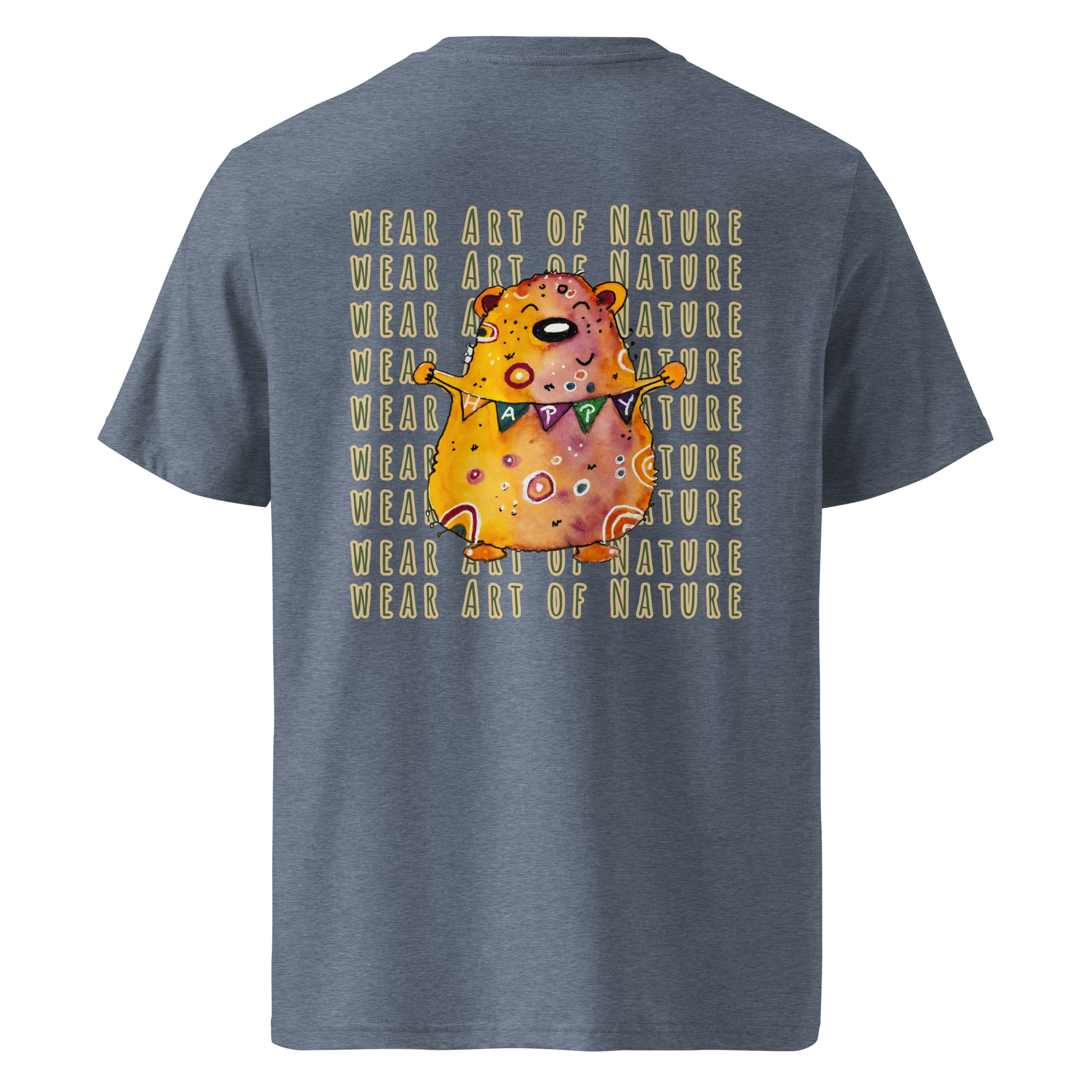 bear x backprint t shirt – nachhaltige bio mode von wear art of nature color collection bear x backprint t shirt – nachhaltige bio mode von wear art of nature color collection