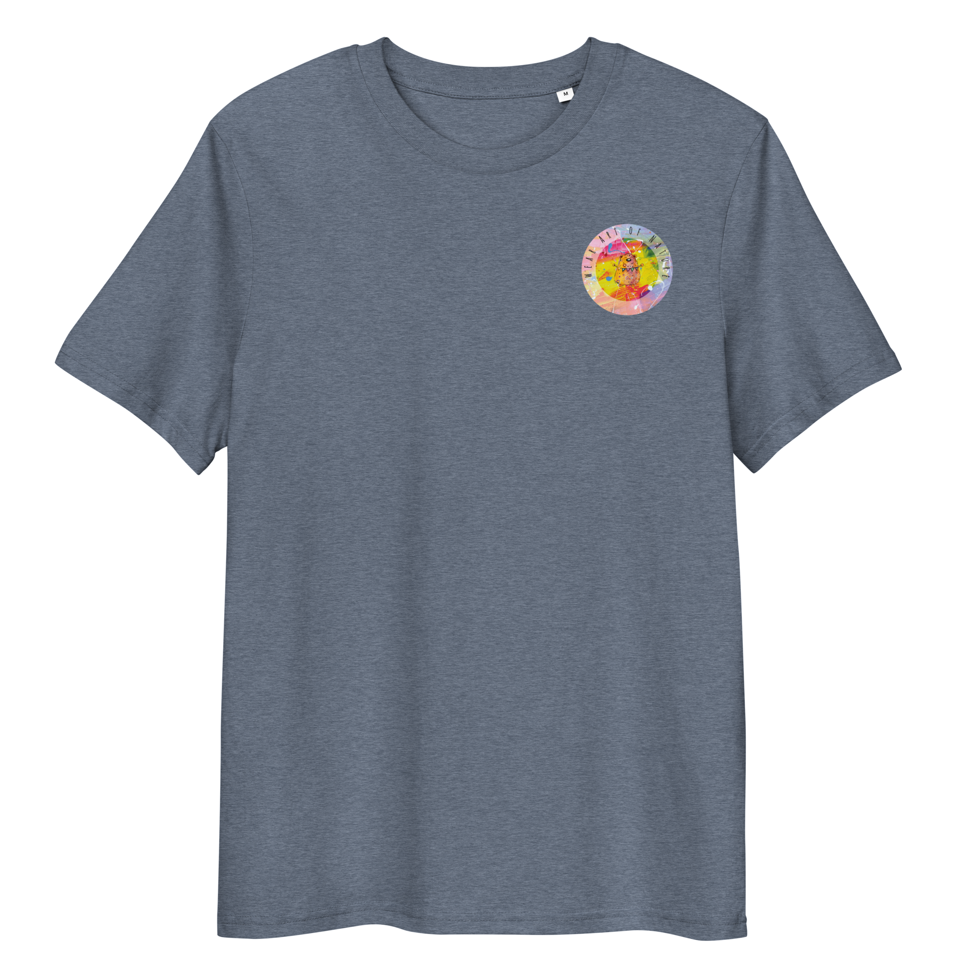bear round front / backprint t shirt – nachhaltige bio mode von wear art of nature color collection bear round front / backprint t shirt – nachhaltige bio mode von wear art of nature color collection