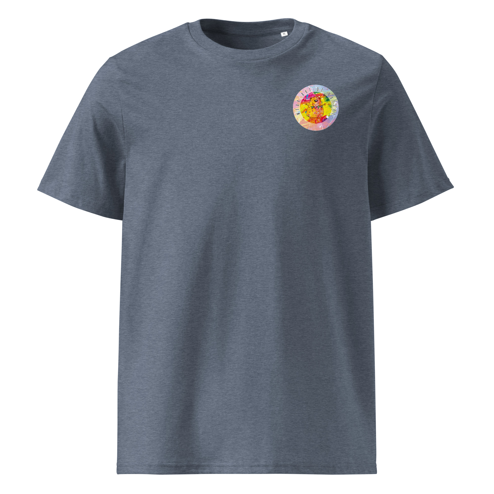 bear round front / backprint t shirt – nachhaltige bio mode von wear art of nature color collection bear round front / backprint t shirt – nachhaltige bio mode von wear art of nature color collection