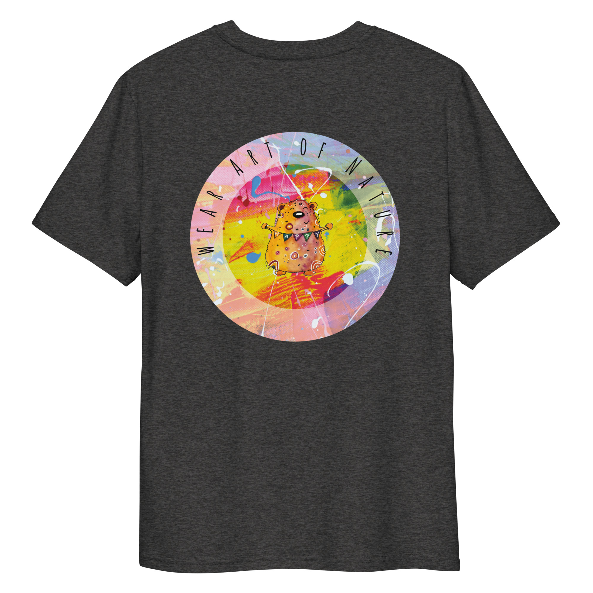bear round front / backprint t shirt – nachhaltige bio mode von wear art of nature core collection bear round front / backprint t shirt – nachhaltige bio mode von wear art of nature core collection
