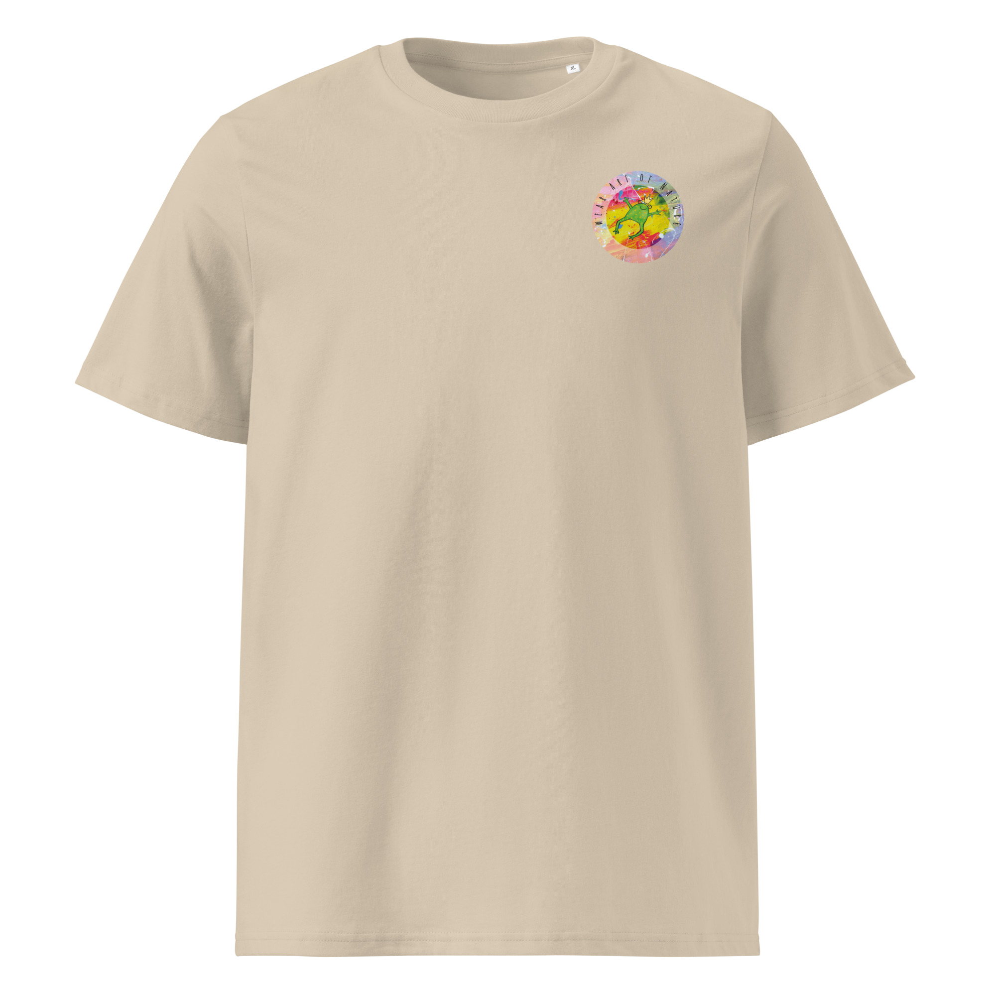 frog round front / backprint t shirt – nachhaltige bio mode von wear art of nature core collection frog round front / backprint t shirt – nachhaltige bio mode von wear art of nature core collection