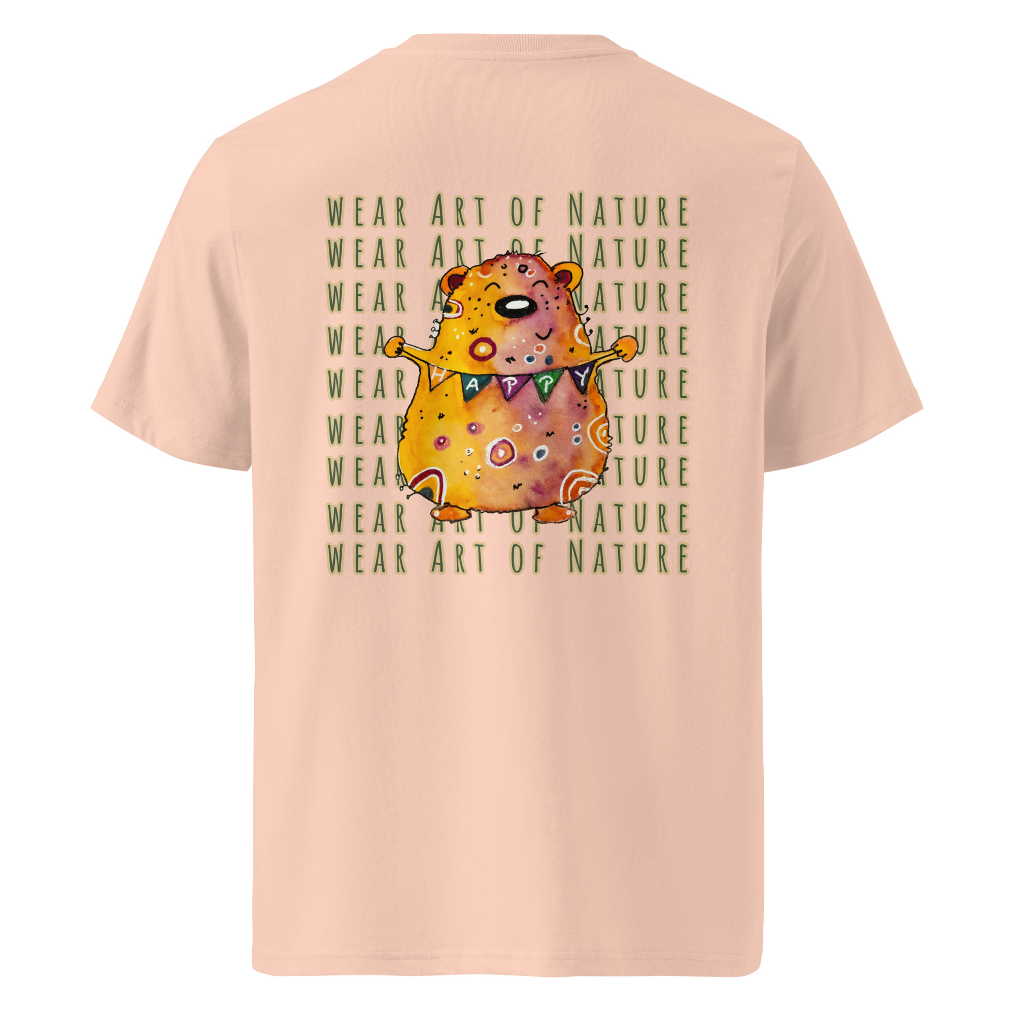 bear x backprint t shirt – nachhaltige bio mode von wear art of nature color collection bear x backprint t shirt – nachhaltige bio mode von wear art of nature color collection