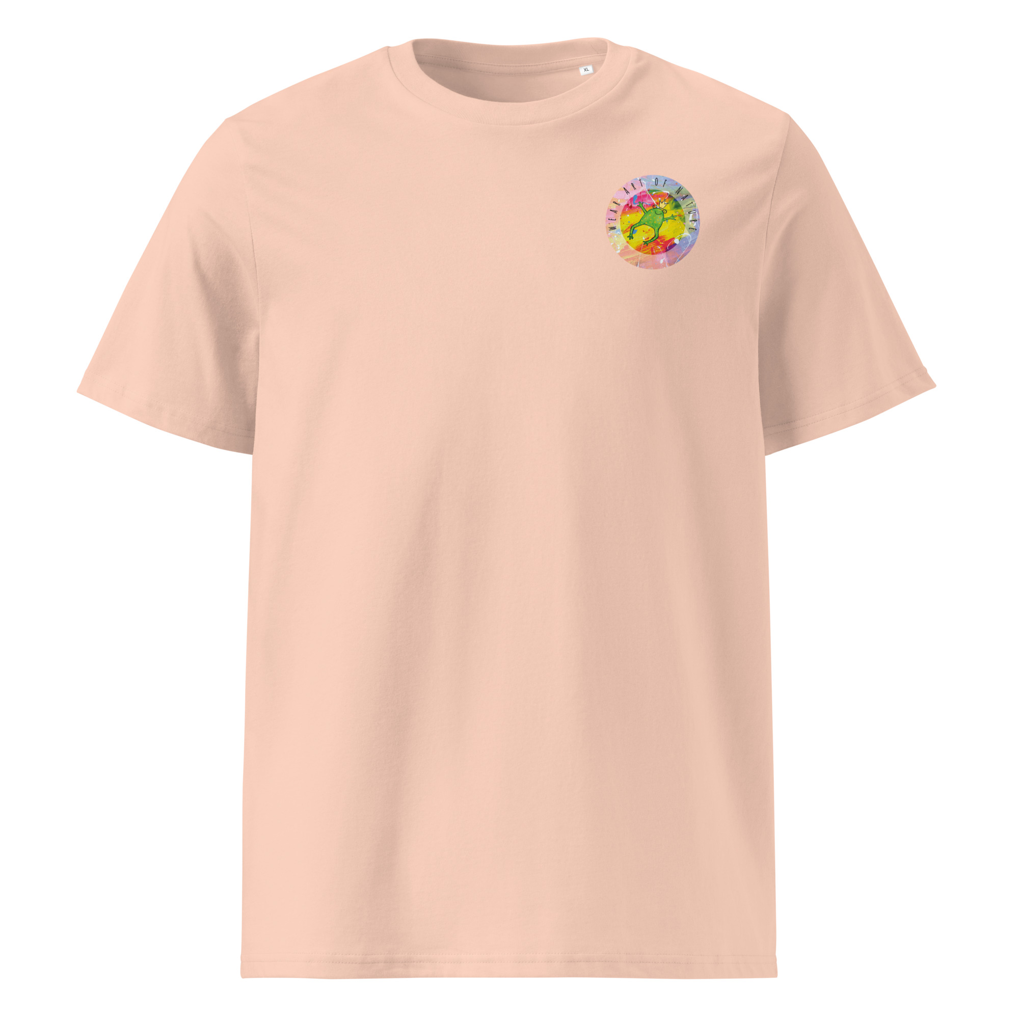 frog round front / backprint t shirt – nachhaltige bio mode von wear art of nature color collection frog round front / backprint t shirt – nachhaltige bio mode von wear art of nature color collection