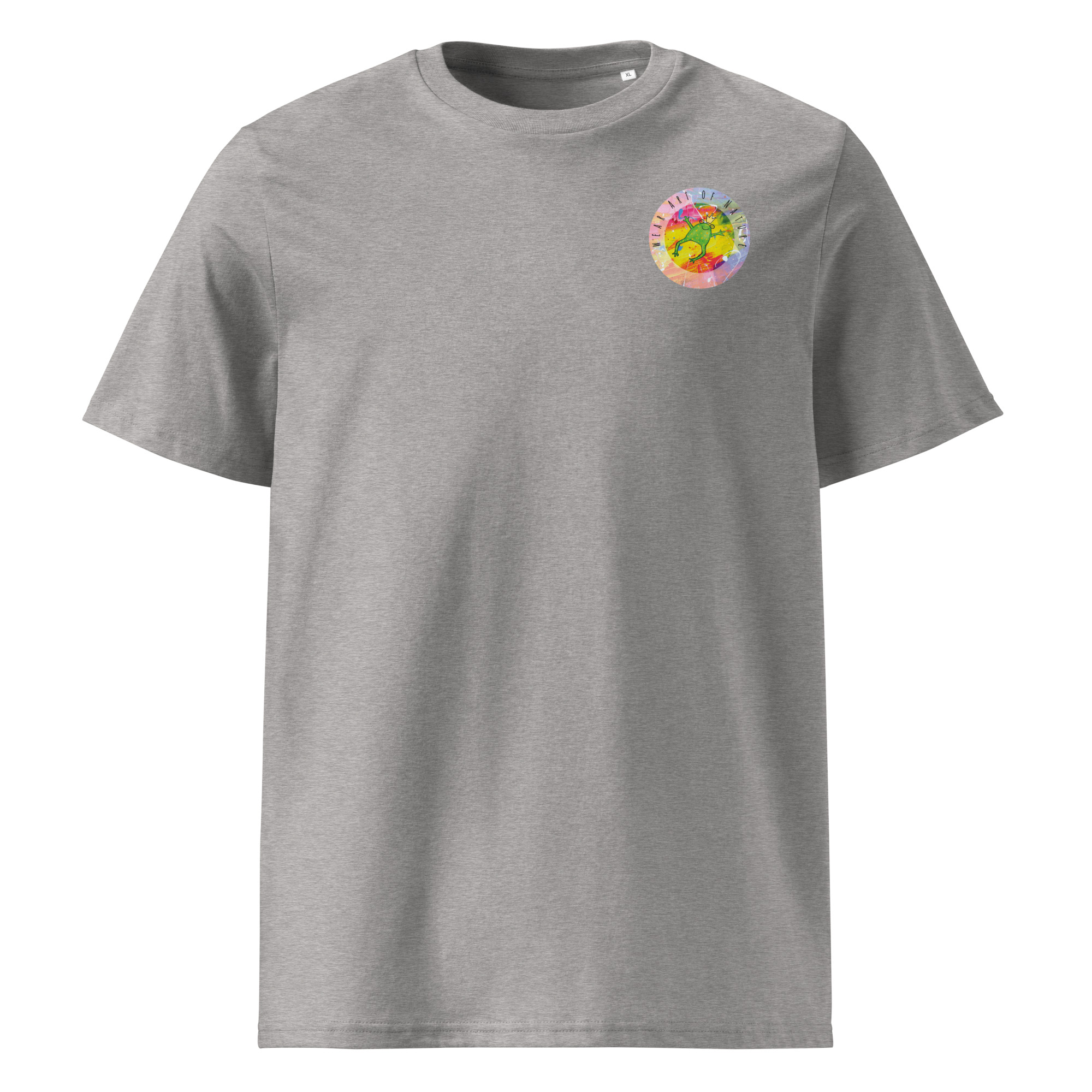 frog round front / backprint t shirt – nachhaltige bio mode von wear art of nature core collection frog round front / backprint t shirt – nachhaltige bio mode von wear art of nature core collection
