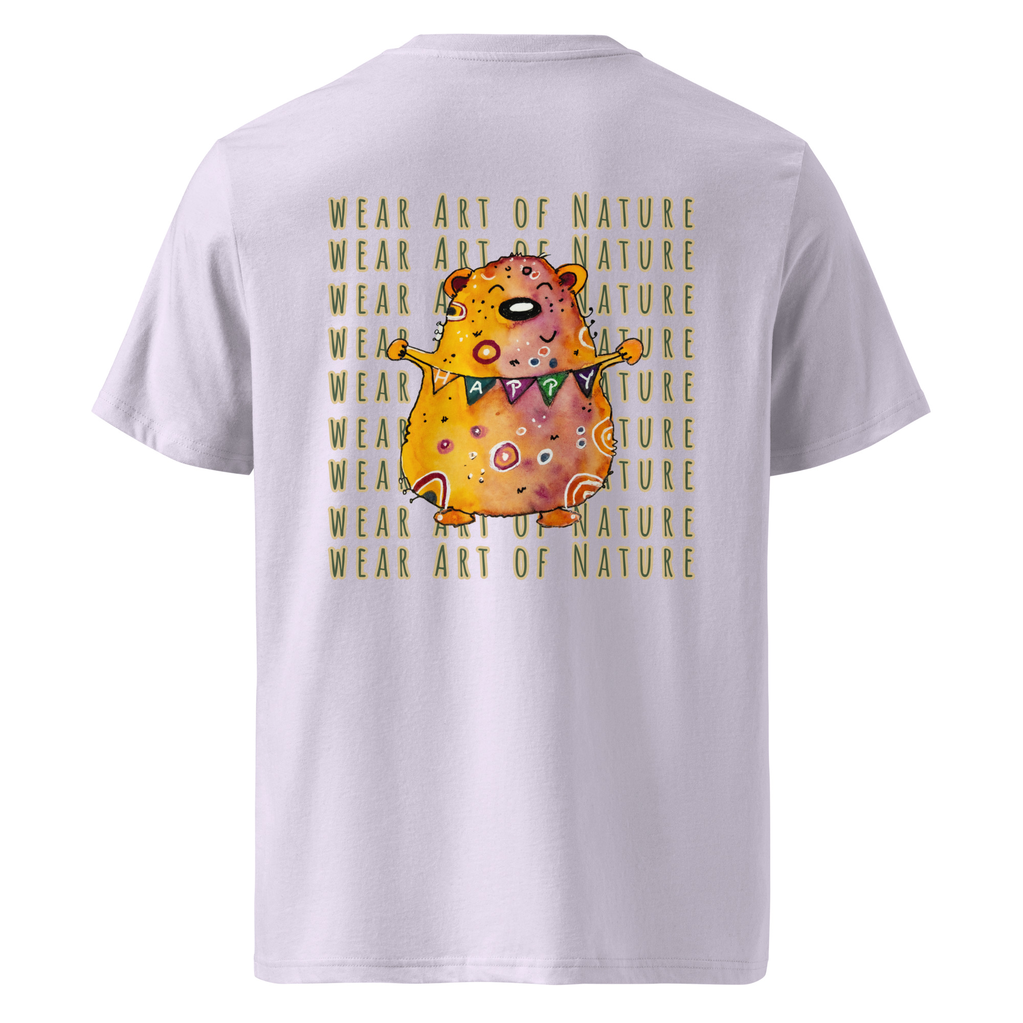 bear x backprint t shirt – nachhaltige bio mode von wear art of nature color collection bear x backprint t shirt – nachhaltige bio mode von wear art of nature color collection