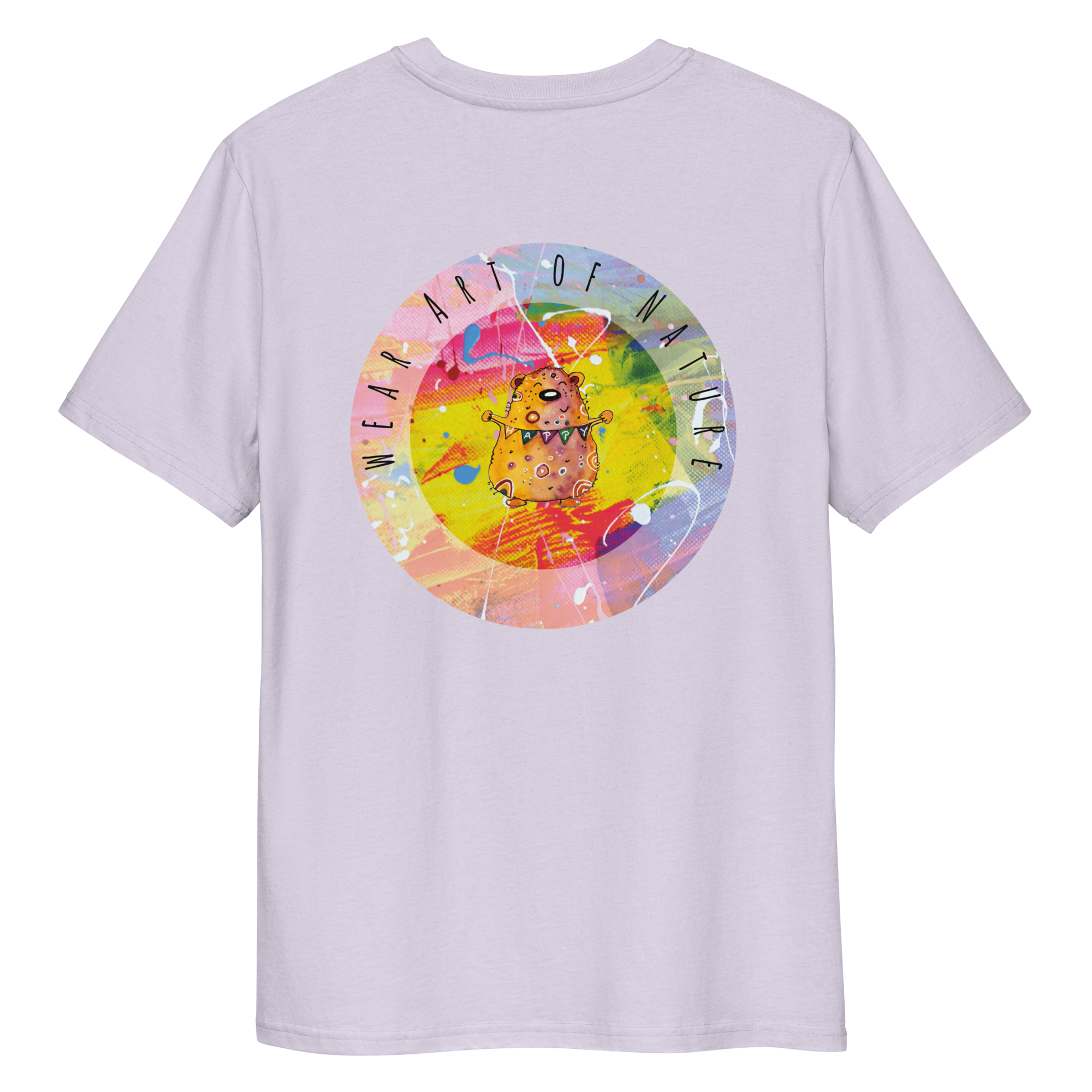 bear round front / backprint t shirt – nachhaltige bio mode von wear art of nature color collection bear round front / backprint t shirt – nachhaltige bio mode von wear art of nature color collection