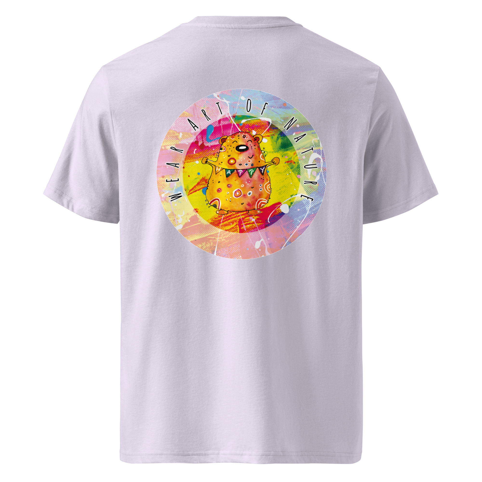 bear round front / backprint t shirt – nachhaltige bio mode von wear art of nature color collection bear round front / backprint t shirt – nachhaltige bio mode von wear art of nature color collection