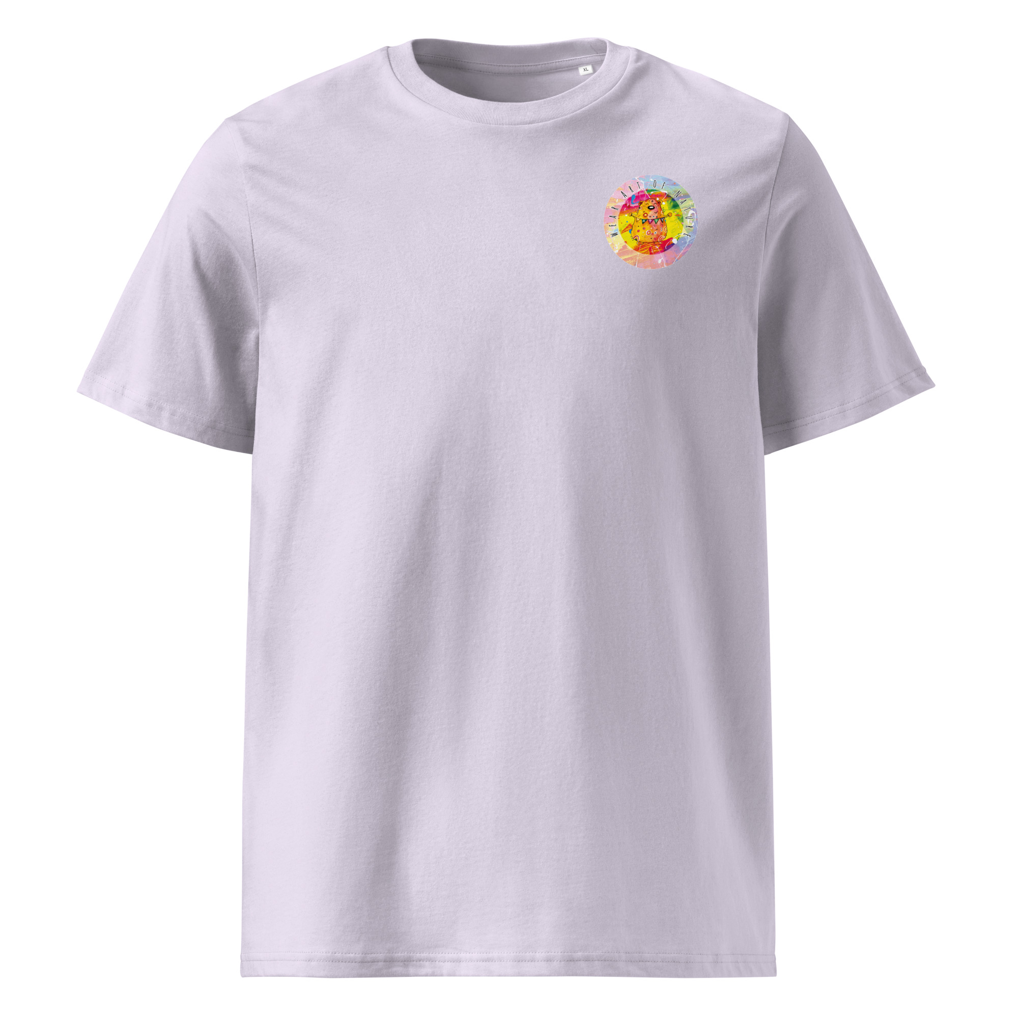 bear round front / backprint t shirt – nachhaltige bio mode von wear art of nature color collection bear round front / backprint t shirt – nachhaltige bio mode von wear art of nature color collection