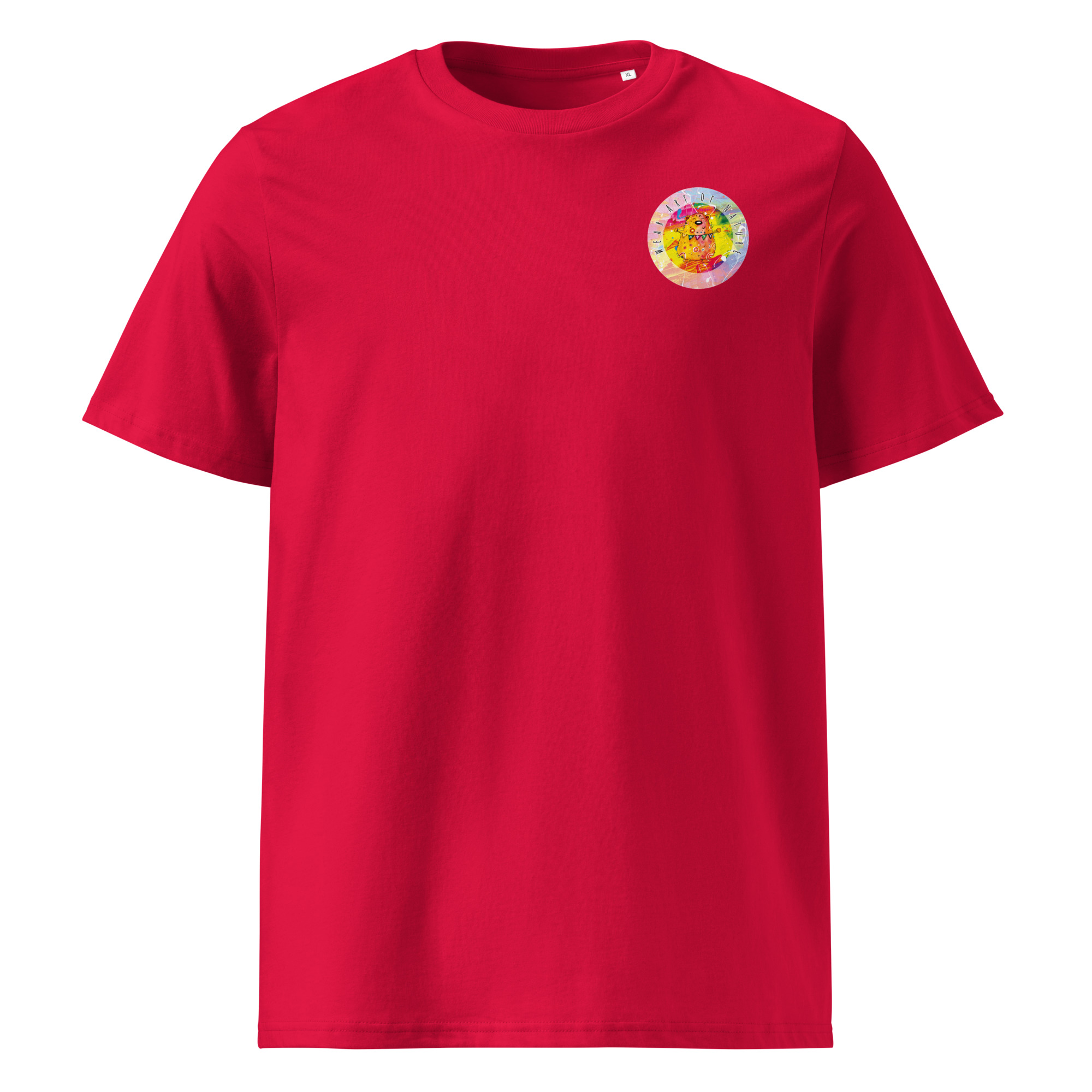 bear round front / backprint t shirt – nachhaltige bio mode von wear art of nature color collection bear round front / backprint t shirt – nachhaltige bio mode von wear art of nature color collection