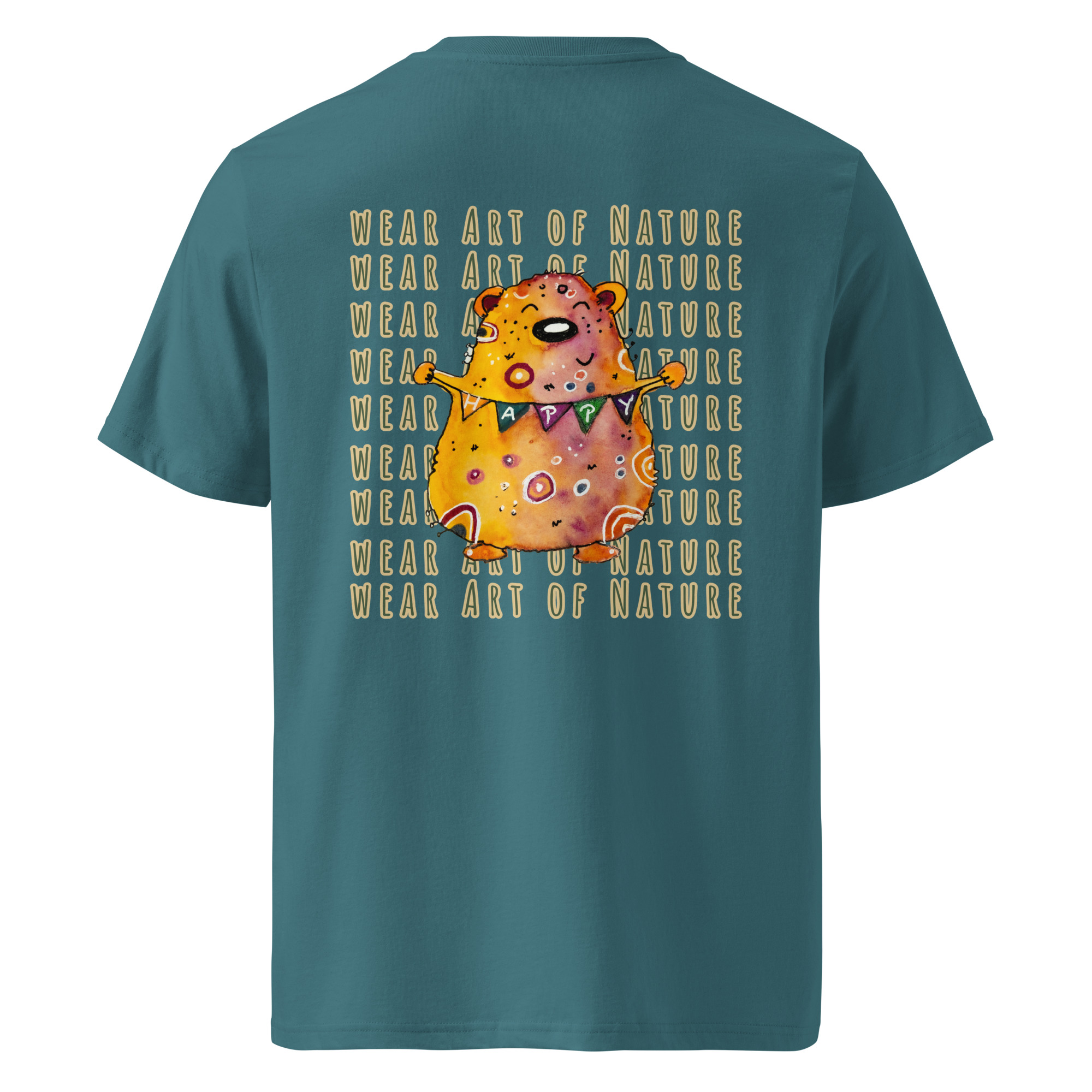 bear x backprint t shirt – nachhaltige bio mode von wear art of nature color collection bear x backprint t shirt – nachhaltige bio mode von wear art of nature color collection