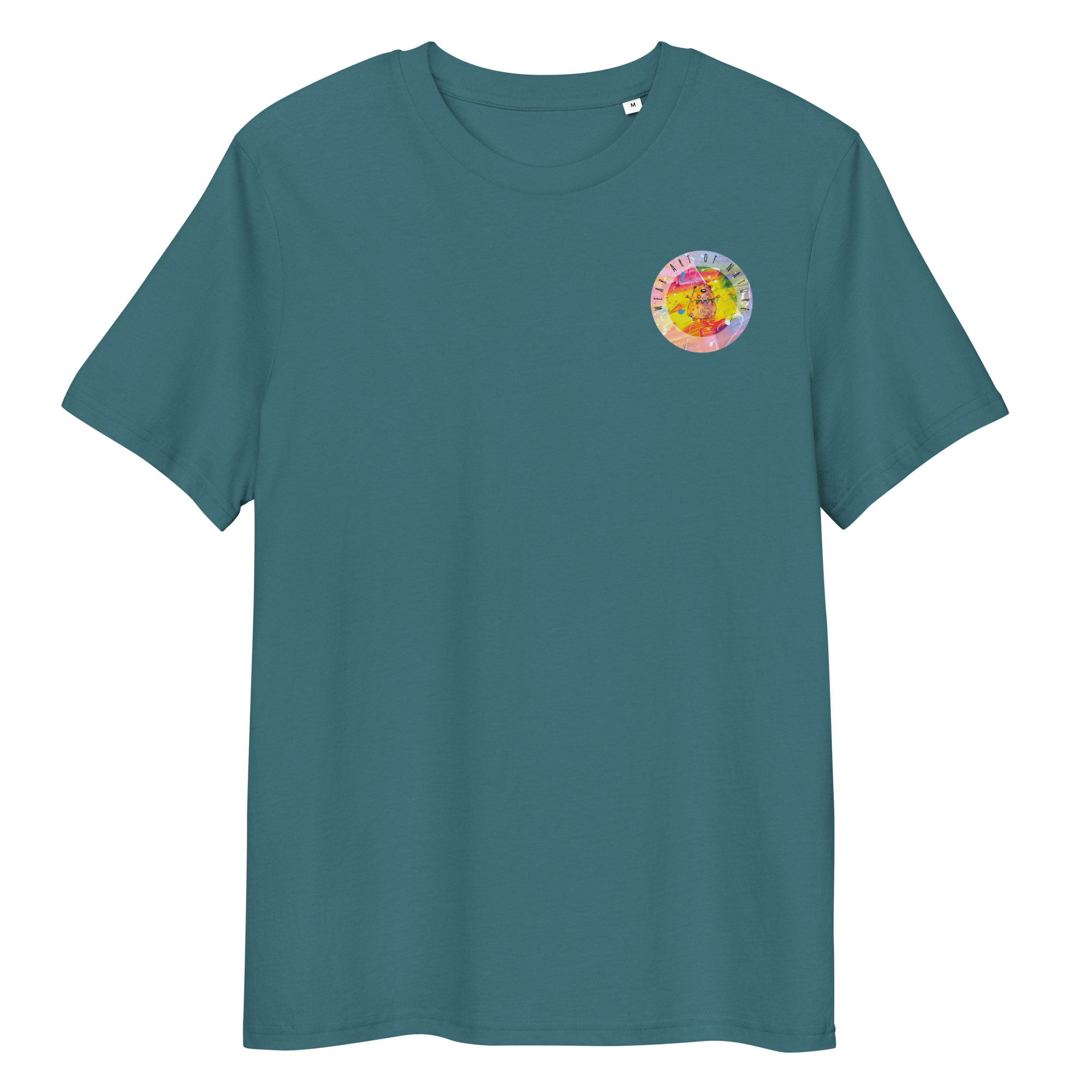 bear round front / backprint t shirt – nachhaltige bio mode von wear art of nature color collection bear round front / backprint t shirt – nachhaltige bio mode von wear art of nature color collection